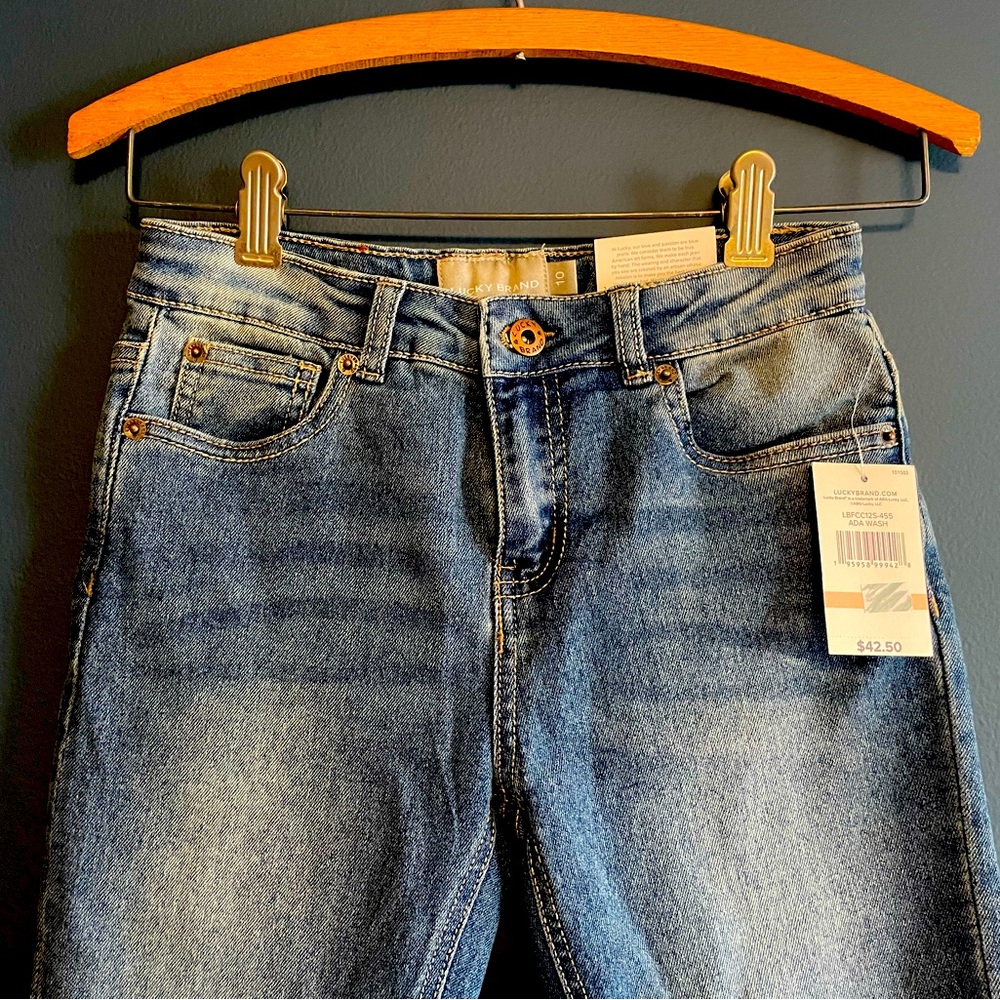 Girls Lucky Brand bootcut mid rise jeans size 10